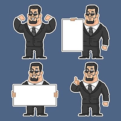 EPS 해외이미지 직업 캐릭터 접시 응시 남자 포즈 스티커 셔츠 일러스트 비즈니스 넥타이 미술 서기 미소 경비 안전 사람 정장 성인 그래픽 선글라스 검은색 힘 흰색 비즈니스맨 경찰 보호 만화 직원 그림 보안 근육질 법 경호원 스파이 해외202004 해외일러스트 일러캐릭터 식기 시선 잡화 옷 안경 컬러 컨셉 상의 모션 근육 문화예술 표정 직장인 몸매 파일형식 벡터 이미지허브