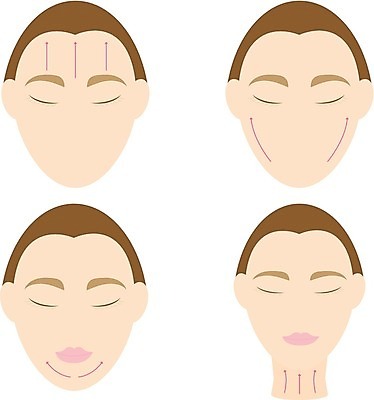 EPS 해외이미지 라이프스타일 얼굴 일러스트 휴식 건강 동양인 스파 화장품 신선 마사지 피부관리 목 턱 보습 이마 해외202004 해외일러스트 컨셉 인종 생활 신체부위 뷰티 파일형식 벡터 이미지허브