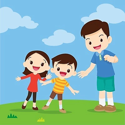 EPS 해외이미지 클립아트 구름 학생 응시 여자 남자 딸 행복 아들 어린이 일러스트 하늘 미술 사람 소년 가리킴 그룹 아빠 만화 왼쪽 클립 제안 조언 해외202004 해외일러스트 자연요소 시선 감정 가족 문화예술 손짓 방향 파일형식 벡터 이미지허브