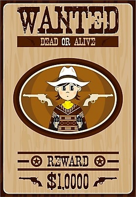 EPS 해외이미지 포스터 일러스트 권총 총 소 카우보이 보안관 만화 카우보이모자 서쪽 해외202004 해외일러스트 직업 모자_잡화 무기 포유류 방향 파일형식 벡터 이미지허브