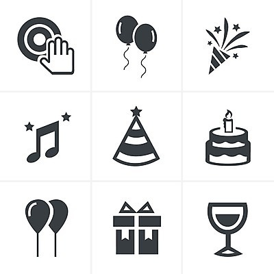 EPS 해외이미지 실루엣 음료 음악 일러스트 유리 새해 선물 이벤트 세트 장난감 파티 케이크 검은색 놀람 축하 생일 샴페인 폭발 수집 초대 풍선 고립 뮤지컬 해외202004 해외일러스트 기념일 감정 컬러 컨셉 재질 문화예술 디저트 주류 촬영기법 표정 파일형식 벡터 이미지허브