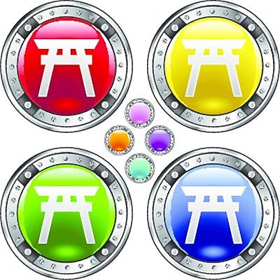 EPS 해외이미지 디자인 산업 종교 인터넷 불교 일러스트 표시 빛 일본 웹 사찰 원형 은색 심볼 명상 사인 배지 네비게이션 휘장 신앙심 엘리먼트 해외202004 해외일러스트 도형 아시아 컬러 종교건축 파일형식 벡터 이미지허브