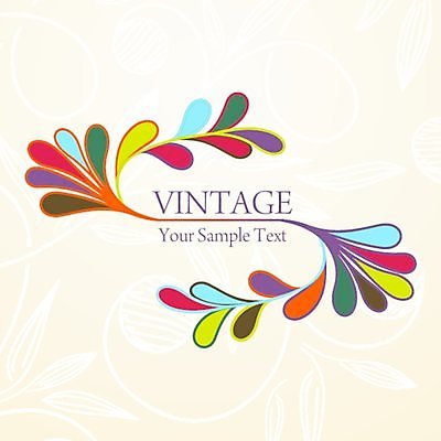 EPS 해외이미지 식물 꽃 백그라운드 잎 꽃무늬 곡선 일러스트 프레임 사람없음 해외202004 해외일러스트 선 무늬 파일형식 벡터 이미지허브