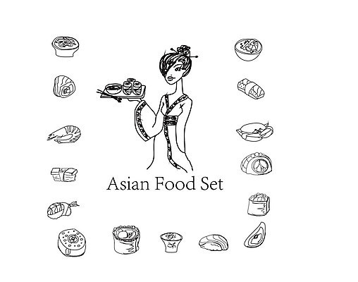EPS 해외이미지 전통 꽃잎 꽃 음식 조각 다이어트 일러스트 젓가락 밥 오이 건강 어류 미술 동양인 장식 세트 주방 계란 일본 식사 초밥 벚꽃 신선 잡초 선택 낙서 두루마리 자르기 고추냉이 해산물 날것 손그림 연어 생강 오믈렛 캐비아 해외202004 해외일러스트 식물 아시아 컨셉 채소 식재료 모션 문화예술 수저 인종 알 수중동물 양념 계란요리 일본음식 파일형식 벡터 이미지허브