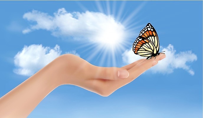 EPS 해외이미지 손 디자인 행복 나비 곤충 백그라운드 컨셉 절지류 날개 일러스트 손가락 자연 하늘 사람 가로 여름 파란색 빛 컬러풀 태양 희망 활발 터치 자유 흰색 잡기 벌레 보호 묘사 생물학 슛 팔 고립 돌봄 지원 해외202004 해외일러스트 자연요소 동물 계절 교육 감정 컬러 모션 신체부위 생태계 파일형식 벡터 이미지허브