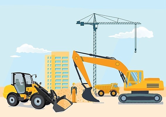 EPS 해외이미지 전신 구름 남자 일러스트 하늘 건설업 한명 서기 성인 건물 건설현장 중장비 포크레인 불도저 타워크레인 산업현장 덤프트럭 공업현장 성인남자한명만 건설근로자 해외202004 해외일러스트 자연요소 직업 1 건축물 산업 모션 사람 트럭 산업장비 기중기 남자한명만 성인남자만 파일형식 벡터 이미지허브