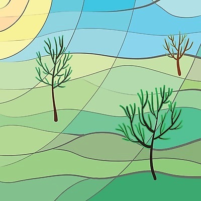 EPS 해외이미지 나무 식물 구름 계절 백그라운드 잎 밭 일러스트 자연 하늘 날씨 풍경 초록색 파란색 빛 노란색 봄 추위 시골 분위기 변화 고독 땅 연도 언덕 싱글 스테인드글라스 내추럴 기간 방법 수평선 해외202004 해외일러스트 자연요소 감정 컬러 컨셉 농업 유리 생태계 파일형식 벡터 이미지허브