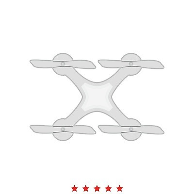 EPS 해외이미지 별 일러스트 사람없음 드론 별점 해외202004 해외일러스트 자연요소 점수 평가 파일형식 벡터 이미지허브