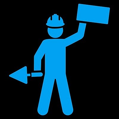 EPS 해외이미지 직업 남자 산업 일러스트 비즈니스 건축양식 검은배경 벽돌 노동자 사람 파란색 픽토그램 블록 공구 업무 엔지니어 헬멧 건축가 삽 목수 서비스 건축업자 계약자 고립 상형문자 석공 아바타 해외202004 해외일러스트 문자 건축 컬러 백그라운드 검은색 도구 작업 기술자 보호장비 계약 파일형식 벡터 이미지허브