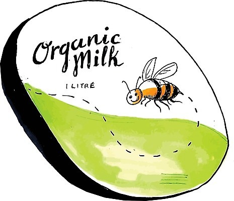 EPS 해외이미지 동물 곤충 일러스트 생물 잉크 그래픽 라벨 우유 스케치 벌 그림 유기농 손그림 스크래치 양봉장 핸드메이드 호박벌 해외202004 해외일러스트 웰빙 유제품 프레임 미술 벌_곤충 파일형식 벡터 이미지허브