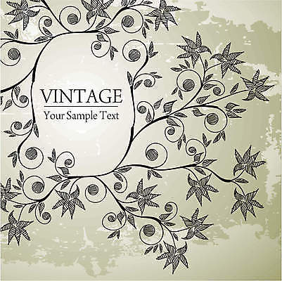 EPS 해외이미지 꽃 백그라운드 잎 라인일러스트 일러스트 프레임 타이포그라피 사람없음 연두색 빈티지 잎줄기 해외202004 해외일러스트 식물 문자 줄기 컨셉 초록색 파일형식 벡터 이미지허브