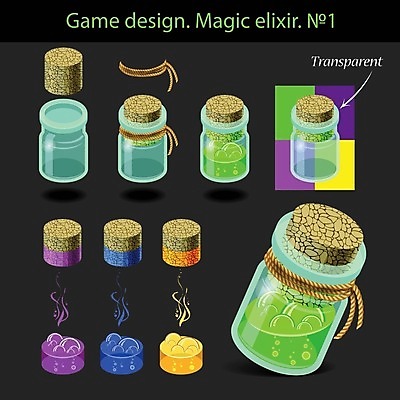 EPS 해외이미지 밧줄 일러스트 유리 초록색 파란색 노란색 보라색 게임 코르크 해외202004 해외일러스트 줄 컬러 재질 놀이 파일형식 벡터 이미지허브