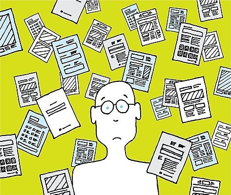 EPS 해외이미지 컨셉 생각 일러스트 아이디어 책 교사 자료 그룹 떨어짐 디자이너 편지 계약 고민 보고서 서식 문서 나눔 시트 정보매체 해외202004 해외일러스트 직업 감정 비즈니스 파일형식 벡터 이미지허브