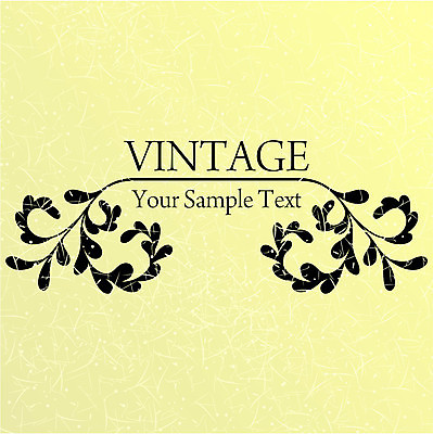 EPS 해외이미지 백그라운드 잎 일러스트 타이포그라피 사람없음 노란색 빈티지 잎줄기 해외202004 해외일러스트 식물 문자 줄기 컬러 컨셉 파일형식 벡터 이미지허브