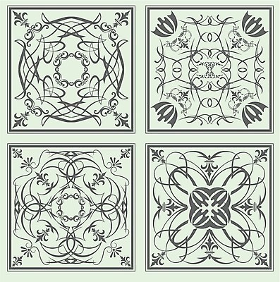 EPS 해외이미지 벽 패턴 일러스트 내부 건물 장식 주방 도자기 타일 마무리 변기통 해외202004 해외일러스트 건축물 무늬 파일형식 벡터 이미지허브