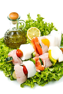 포토 JPG 해외이미지 음식 조각 다이어트 토마토 채소 건강 어류 사람없음 식당 식사 저녁식사 샐러드 흰색 신선 꼬치 그릴 허브 해산물 준비 상쾌 유기농 연어 후추 점심식사 주키니 짠맛 해외202004 해외포토 식물 웰빙 감정 컬러 주방용품 상점 수중동물 맛 향신료 파일형식 이미지허브