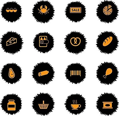 EPS 해외이미지 잡화 커피 빵 조각 일러스트 치즈 피자 쟁반 육류 어류 스테이크 세일 상점 계란 치킨 게 시장 햄 바코드 단절 살라미 브레첼 해외202004 해외일러스트 음료 음식 식재료 디저트 유제품 패스트푸드 서양음식 갑각류 알 수중동물 닭고기요리 파일형식 벡터 동물 인스턴트 이미지허브