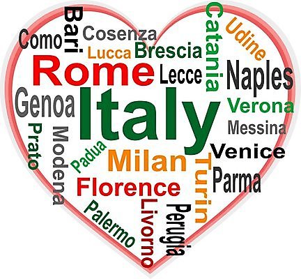 EPS 해외이미지 구름 디자인 유럽 여행 컨셉 지도 일러스트 텍스트 빨간색 단어 꼬리표 이탈리아 하트 도시 이름 파마 큼 로마 편지 심볼 사인 윤곽 베네치아 타운 나폴리 밀라노 베로나 인구 정치 해외202004 해외일러스트 자연요소 모양 문자 헤어스타일 나라 컬러 라벨 크기 파일형식 벡터 이미지허브
