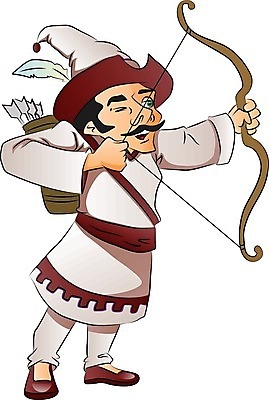 EPS 해외이미지 남자 무기 줄 백그라운드 일러스트 상상 화살 수염 요정 사람 그래픽 흰색 표현 유머 목표 만화 집중 깃털 묘사 활 그림 양궁 조준 공상 사냥꾼 사수 고립 궁수 해외202004 해외일러스트 직업 감정 스포츠 컬러 컨셉 파일형식 벡터 이미지허브