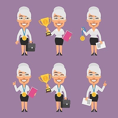 EPS 해외이미지 캐릭터 디자인 감정 산업 일러스트 비즈니스 미술 미소 사람 그래픽 컵 세트 여행가방 업무 비즈니스우먼 플랫 만화 수집 가득함 메달 오브젝트 클립 폴더 마스코트 옛날 캐리커처 해외202004 해외일러스트 일러캐릭터 식기 여자 가방 문화예술 표정 작업 직장인 그림 파일 상_상패 파일형식 벡터 이미지허브