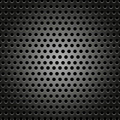 EPS 해외이미지 디자인 산업 백그라운드 패턴 일러스트 추상 그래픽 빛 컴퓨터 반사 금속 검은색 어둠 회색 구멍 거친 은색 철 그림 질감 육각형 섬유 망사 철강 티타늄 세련 효과 해외202004 해외일러스트 도형 컬러 무늬 재질 전자제품 직물 원소 파일형식 벡터 이미지허브