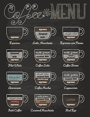 EPS 해외이미지 손 디자인 포스터 커피 음료 음식 백그라운드 일러스트 벽지 프레임 장식 컵 물 세트 상점 칠판 카페 인포그래픽 우유 수확 흰색 뜨거움 차 메뉴 그림 분필 복고 배지 아메리카노 카푸치노 에스프레소 라떼 모카 엘리먼트 옛날 위스키 캐러멜 해외202004 해외일러스트 자연요소 식기 컬러 농업 디저트 유제품 주류 신체부위 초크 파일형식 벡터 이미지허브