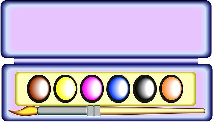 EPS 해외이미지 디자인 오렌지 일러스트 수채화 창조 미술 취미 그래픽 빨간색 초록색 파란색 세트 컬러풀 노란색 페인트 장비 흰색 공구 팔레트 플라스틱 그림 해외202004 해외일러스트 컬러 과일 재질 문화예술 도구 파일형식 벡터 이미지허브