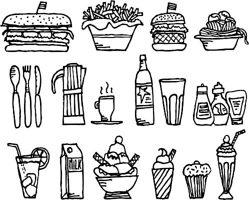 EPS 해외이미지 커피 음료 음식 포크 일러스트 유리 아이스크림 디저트 패스트푸드 샌드위치 스파게티 요리 세트 식당 숟가락 우유 감자튀김 햄버거 달콤 커피잔 미트볼 케첩 레모네이드 머핀 소다 스터핑 해외202004 해외일러스트 식기 빵 재질 잔 유제품 감자 파스타 수저 상점 튀김 소스_음식 맛 인스턴트 에이드 파일형식 벡터 이미지허브