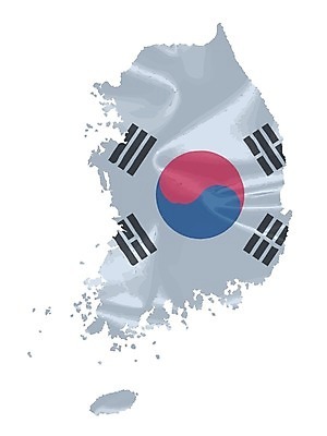 EPS 해외이미지 실루엣 지도 일러스트 한국 그래픽 빨간색 파란색 흰색 깃발 실크 그림 윤곽 남쪽 해외202004 해외일러스트 아시아 컬러 촬영기법 직물 방향 파일형식 벡터 나라 이미지허브