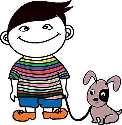 EPS 해외이미지 동물 캐릭터 행복 어린이 일러스트 함께함 사랑 서기 미소 앉기 소년 반려동물 화목 우정 개 강아지 만화 그림 커뮤니티 테마 해외202004 해외일러스트 일러캐릭터 남자 감정 컨셉 포유류 모션 표정 사람 친구 파일형식 벡터 이미지허브