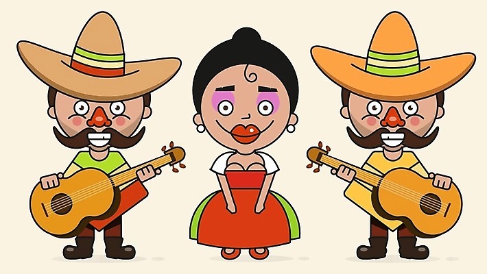 EPS 해외이미지 캐릭터 전통 디자인 남자 행복 포스터 문화 음악 일러스트 휴가 멕시코 선인장 미술 사람 장식 축제 미국 음악가 기타 축하 춤 만화 심볼 콧수염 사인 히스패닉 마요네즈 솜브레로 타코 테킬라 고립 스페인어 엘리먼트 해외202004 해외일러스트 일러캐릭터 식물 직업 모자 감정 컨셉 북아메리카 현악기 문화예술 수염 주류 소스 전통의상 파일형식 벡터 잡화 음료 악기 아메리카 양념 대륙 이미지허브