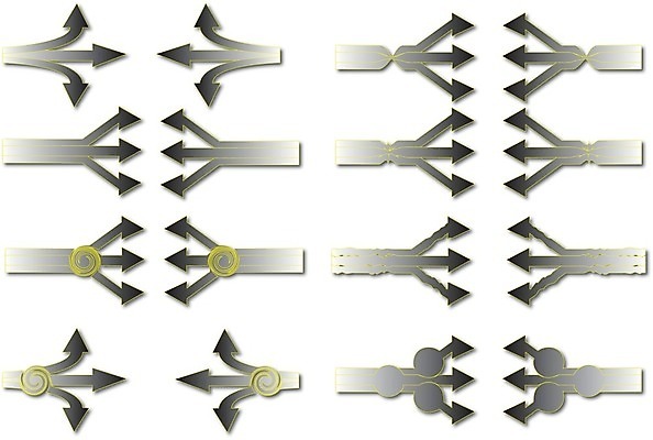 EPS 해외이미지 디자인 일러스트 비즈니스 모션 화살 그림자 장식 빨간색 세트 3D 환경 재활용 회색 정보 가리킴 원형 연결 수집 방향 심볼 사인 엘리먼트 해외202004 해외일러스트 도형 컬러 손짓 디지털합성 친환경 파일형식 벡터 이미지허브