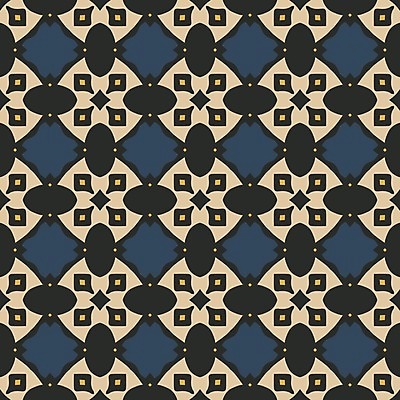 EPS 해외이미지 디자인 백그라운드 패턴 일러스트 벽지 추상 파란색 노란색 검은색 타일 복고 정사각형 파스텔톤 해외202004 해외일러스트 도형 컬러 무늬 파일형식 벡터 이미지허브