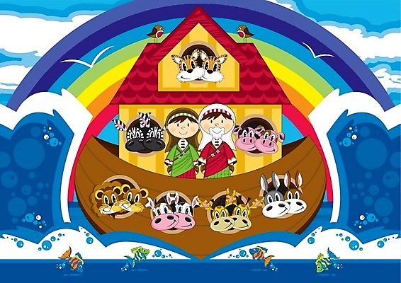 EPS 해외이미지 동물 기독교 종교 무지개 일러스트 성경 보트 소 역사 사자 만화 기린 얼룩말 당나귀 해외202004 해외일러스트 자연요소 종교용품 포유류 말 배 선박 파일형식 벡터 이미지허브