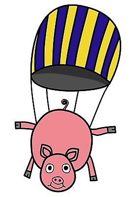 EPS 해외이미지 일러스트 하늘 점프 비행 돼지 구출 낙서 주식 스케치 심볼 속도 낙하산 착륙 해외202004 해외일러스트 포유류 모션 미술 금융 도움 파일형식 벡터 이미지허브