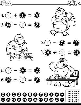 EPS 해외이미지 동물 템플릿 캐릭터 학생 디자인 교육 어린이 일러스트 학교 수업 흑백 그래픽 책 숫자 유치원 시험 게임 수학 퍼즐 가르침 계산 거북이 어플리케이션 덧셈 만화 뺄셈 오브젝트 준비 그림 페이지 해결 색칠공부 초보 카운트 해외202004 해외일러스트 일러캐릭터 문자 교과목 파충류 놀이 촬영기법 사람 학습 색칠 파일형식 벡터 이미지허브
