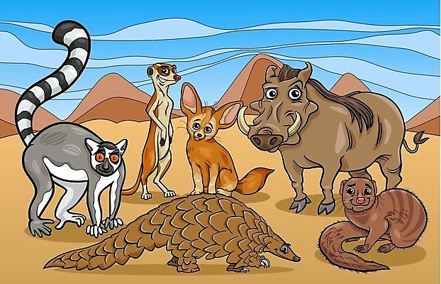 EPS 해외이미지 클립아트 동물 캐릭터 행복 야생동물 백그라운드 일러스트 포유류 아프리카 동화 동물원 저울 종류 풍경 그래픽 세트 그룹 만화 수집 그림 꼬리 코믹 장면 공상 멧돼지 마스코트 미어캣 여우원숭이 해외202004 해외일러스트 일러캐릭터 감정 나라 원숭이 파일형식 벡터 이미지허브