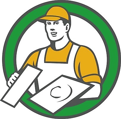 EPS 해외이미지 남자 일러스트 노동자 그래픽 공구 잡기 원형 모종삽 복고 판매원 고립 미장 해외202004 해외일러스트 도형 직업 모션 사람 도구 삽 파일형식 벡터 이미지허브