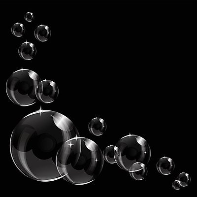 EPS 해외이미지 일러스트 사람없음 검은색 거품 물방울 원형 투명 해외일러스트 도형 컬러 파일형식 벡터 이미지허브