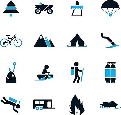 EPS 해외이미지 나무 일러스트 낚시 텐트 사람없음 세트 소나무 모닥불 바비큐 스카이다이빙 다이빙 낙하산 카누 사이클링 해외202004 해외일러스트 식물 음식 불 레저 캠핑도구 수영 수상스포츠 익스트림스포츠 육상스포츠 수중스포츠 파일형식 벡터 이미지허브