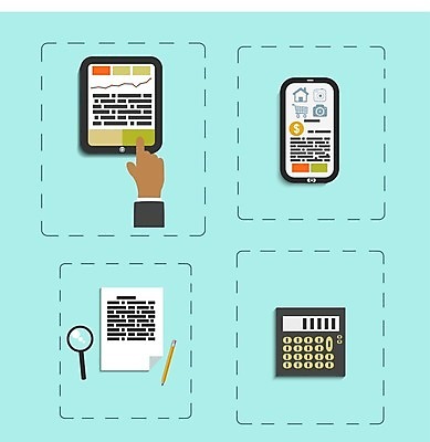 EPS 해외이미지 템플릿 디자인 백그라운드 일러스트 통신 모바일 사람없음 그래픽 세트 디지털 인포그래픽 정보 플랫 네비게이션 UI 경영 인터페이스 해외202004 해외일러스트 비즈니스 파일형식 벡터 이미지허브