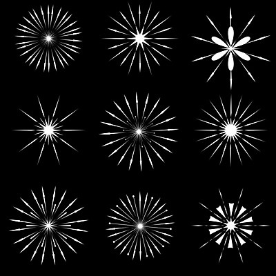 EPS 해외이미지 디자인 곡선 일러스트 추상 폭죽 미술 사람없음 빛 세트 방사형 스타일 효과 해외202004 썬버스트 해외일러스트 선 무늬 문화예술 파일형식 벡터 이미지허브