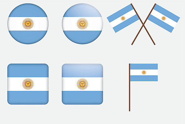 EPS 해외이미지 배너 2 일러스트 손잡이 빨간색 줄무늬 흰색 깃발 원형 남아메리카 심볼 사인 정사각형 배지 광택 깃대 아르헨티나 고립 전국 정부 표준 해외202004 해외일러스트 도형 컬러 무늬 아메리카 파일형식 벡터 이미지허브