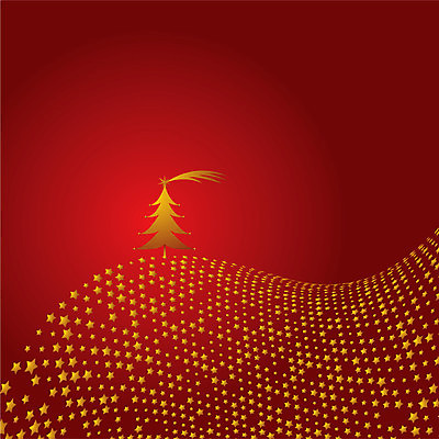 EPS 해외이미지 별 파도 백그라운드 크리스마스 겨울 일러스트 휴가 풍경 장식 빨간색 크리스마스트리 축하 12월 혜성 해외202004 해외일러스트 자연요소 계절 기념일 바다 컬러 컨셉 날짜 파일형식 벡터 이미지허브