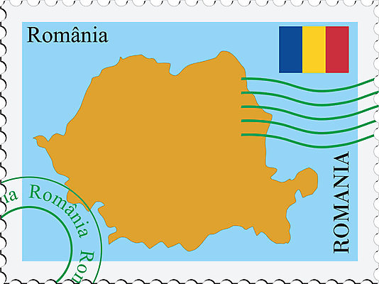 EPS 해외이미지 디자인 배너 종이 지도 인터넷 일러스트 추상 미술 사무실 깃발 편지 루마니아 우표 해외202004 해외일러스트 유럽 무늬 비즈니스 문화예술 파일형식 벡터 이미지허브