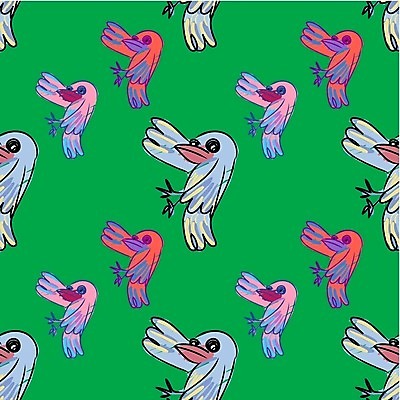 EPS 해외이미지 동물 디자인 어린이 백그라운드 패턴 일러스트 자연 벽지 조류 미술 사람 그래픽 낙서 만화 그림 해외202004 해외일러스트 무늬 문화예술 생태계 파일형식 벡터 이미지허브