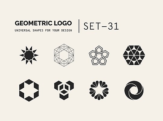 EPS 해외이미지 문양 디자인 별 선 일러스트 추상 사람없음 세트 태양 사각형 원형 심볼 라인아트 심플 육각형 지오메트릭 해외202004 해외일러스트 자연요소 도형 무늬 파일형식 벡터 이미지허브