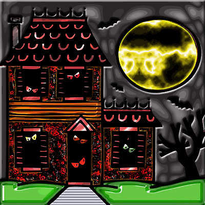 EPS 해외이미지 얼굴 일러스트 휴가 주택 장식 할로윈 달 가을 야간 무서움 10월 해외202004 해외일러스트 자연요소 계절 감정 건물 신체부위 날짜 파일형식 벡터 이미지허브