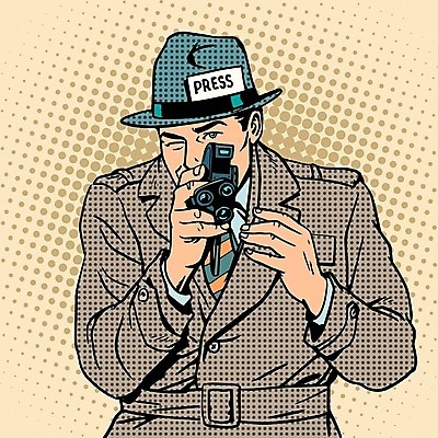 EPS 해외이미지 생각 일러스트 비즈니스 미술 사람 텔레비전 수확 점 기자 엉덩이 만화 복고 팝아트 코믹 언론 리포터 동영상 만화책 스파이 팝 스타일 해외202004 해외일러스트 직업 농업 문화예술 신체부위 책 전자제품 그림 파일형식 벡터 산업 이미지허브