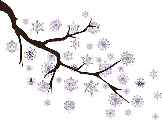EPS 해외이미지 일러스트 추상 눈꽃 사람없음 보라색 나뭇가지 해외202004 해외일러스트 나무 컬러 무늬 눈_날씨 파일형식 벡터 이미지허브